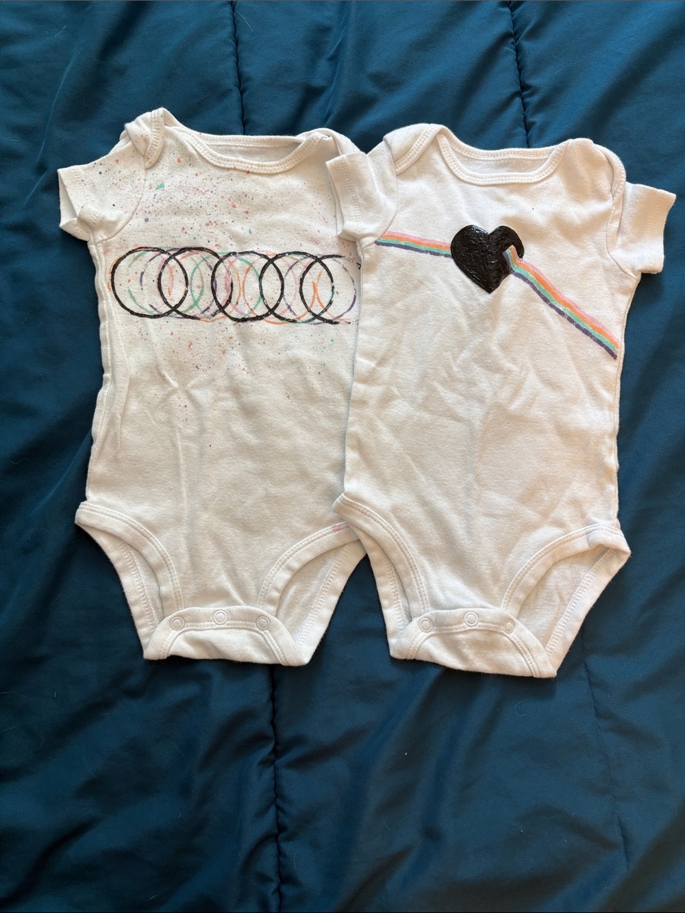 Carter's Hand-Painted Onesie - Like New - 6mo